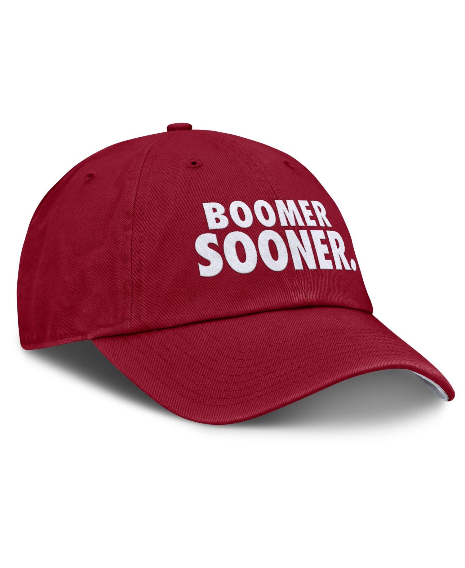 Men's and Women's Crimson Oklahoma Sooners Primetime Chant Club Adjustable Hat