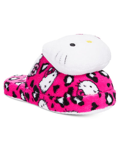 Hello Kitty Plush Head Slippers
