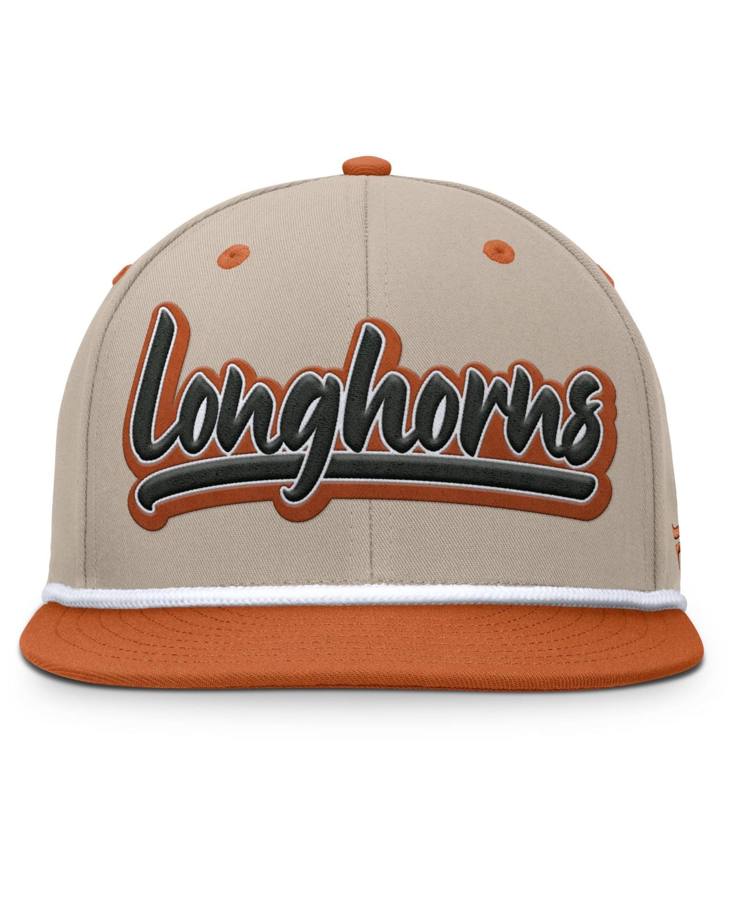 Men's Khaki/Texas Orange Texas Longhorns Colt Fitted Hat