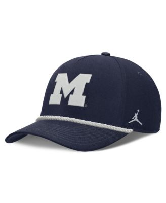 Men's and Women's Navy Michigan Wolverines Rope Rise Adjustable Hat