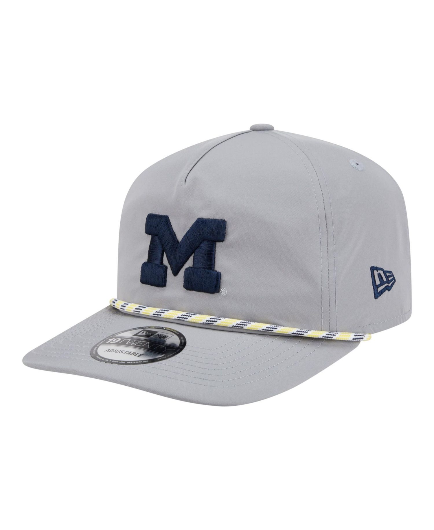Men's Gray Michigan Wolverines 19TWENTY Adjustable Hat