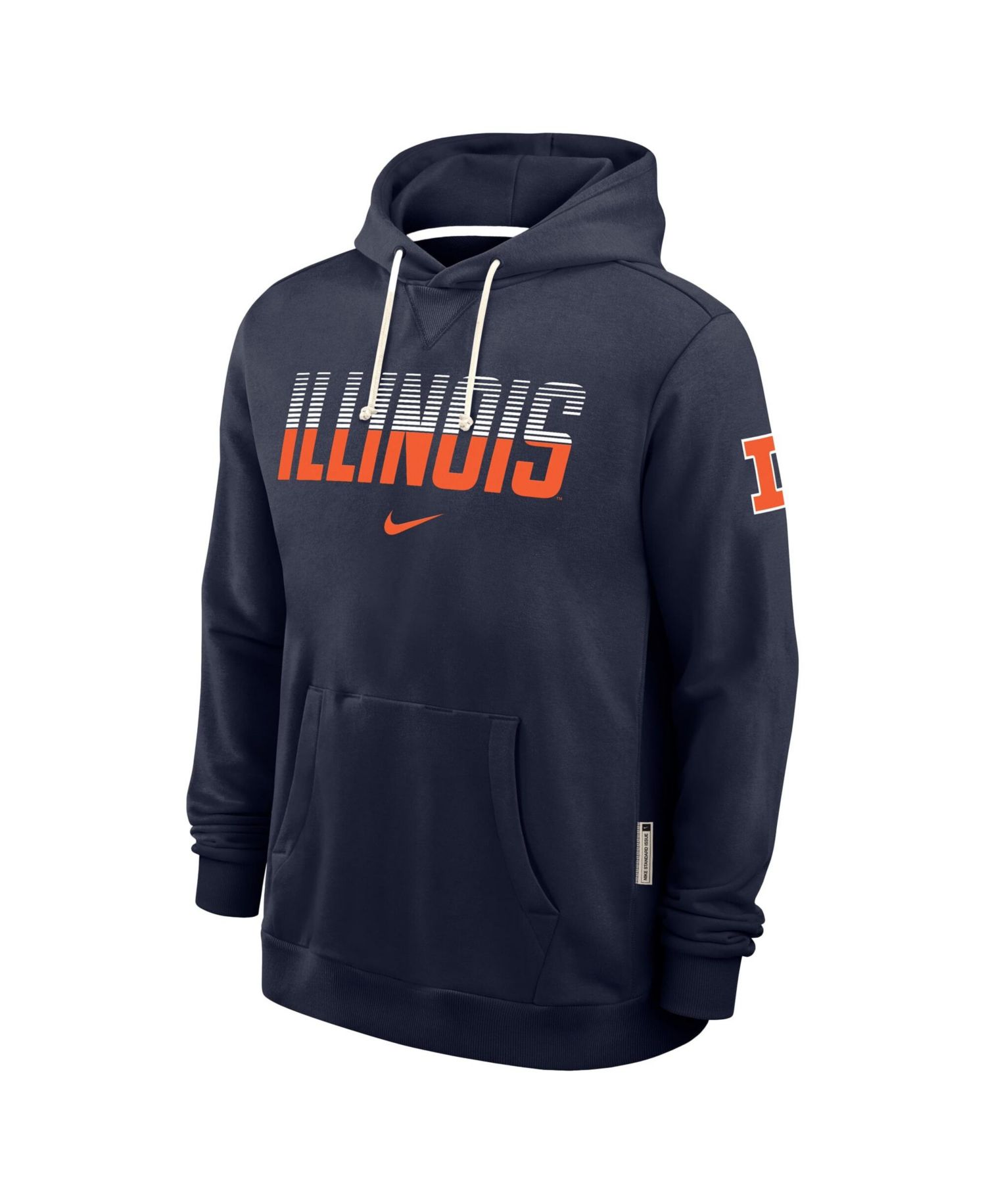 Men's Navy Illinois Fighting Illini 2026 Sideline Standard Issue Dri-FIT Hoodie