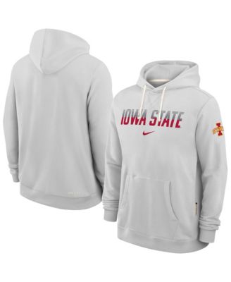 Nike - Men's Gray Iowa State Cyclones 2026 Sideline Standard Issue Dri-FIT Hoodie Gray