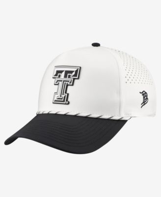 Men's  White/Black Texas Tech Red Raiders Classic Adjustable Rope Hat
