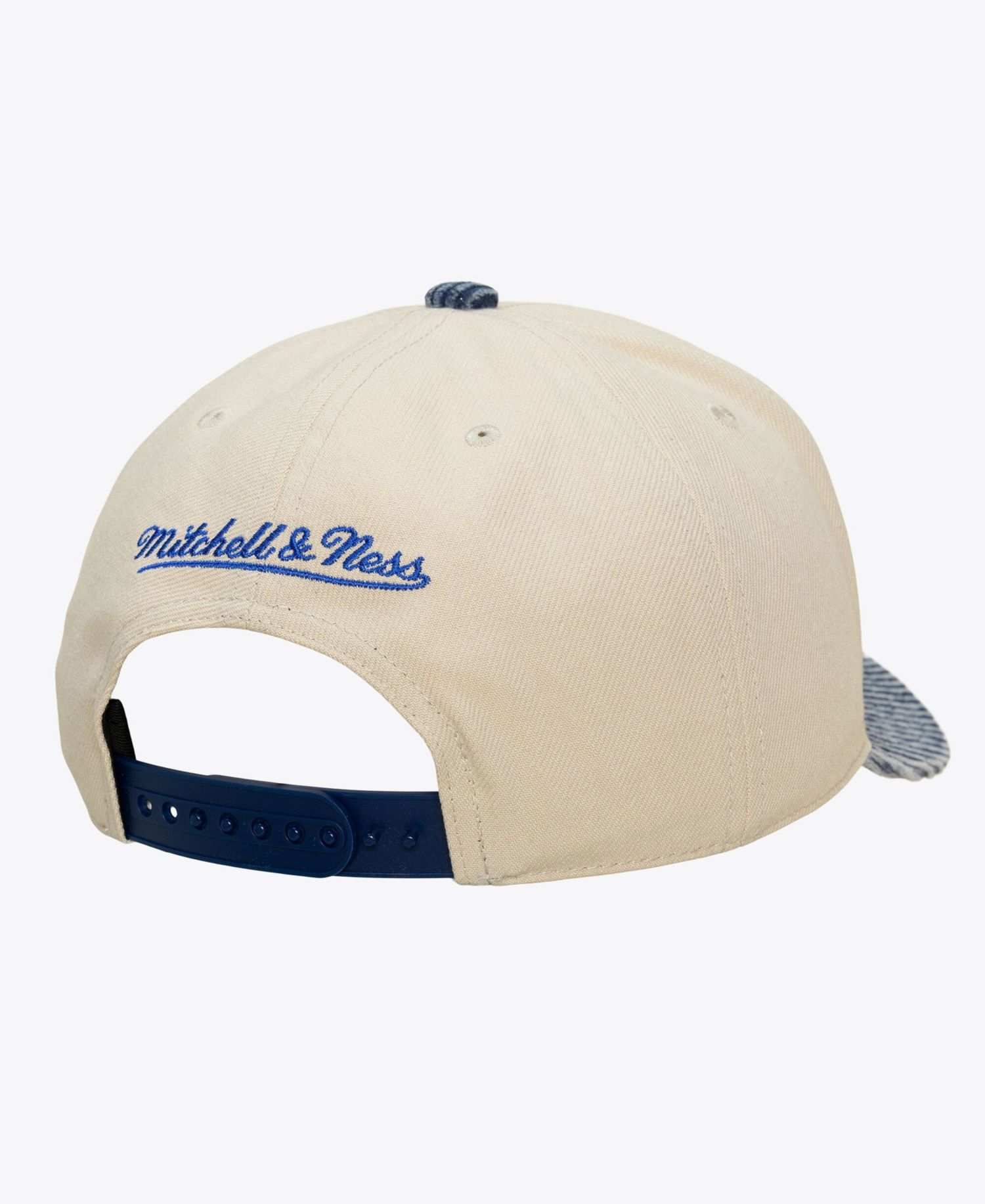 Men's Cream/Blue Orlando Magic Washed Corduroy Pro Crown Snapback Hat