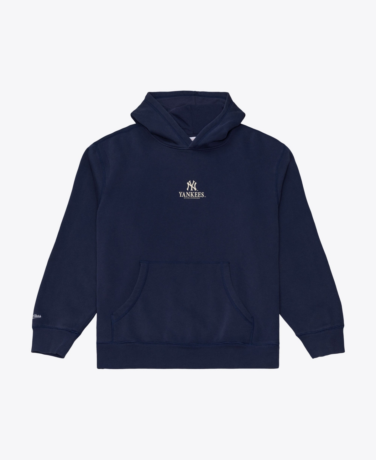 Mitchell & Ness Men's Mitchell Ness Navy New York Yankees Core Essentials Fleece Hoodie
