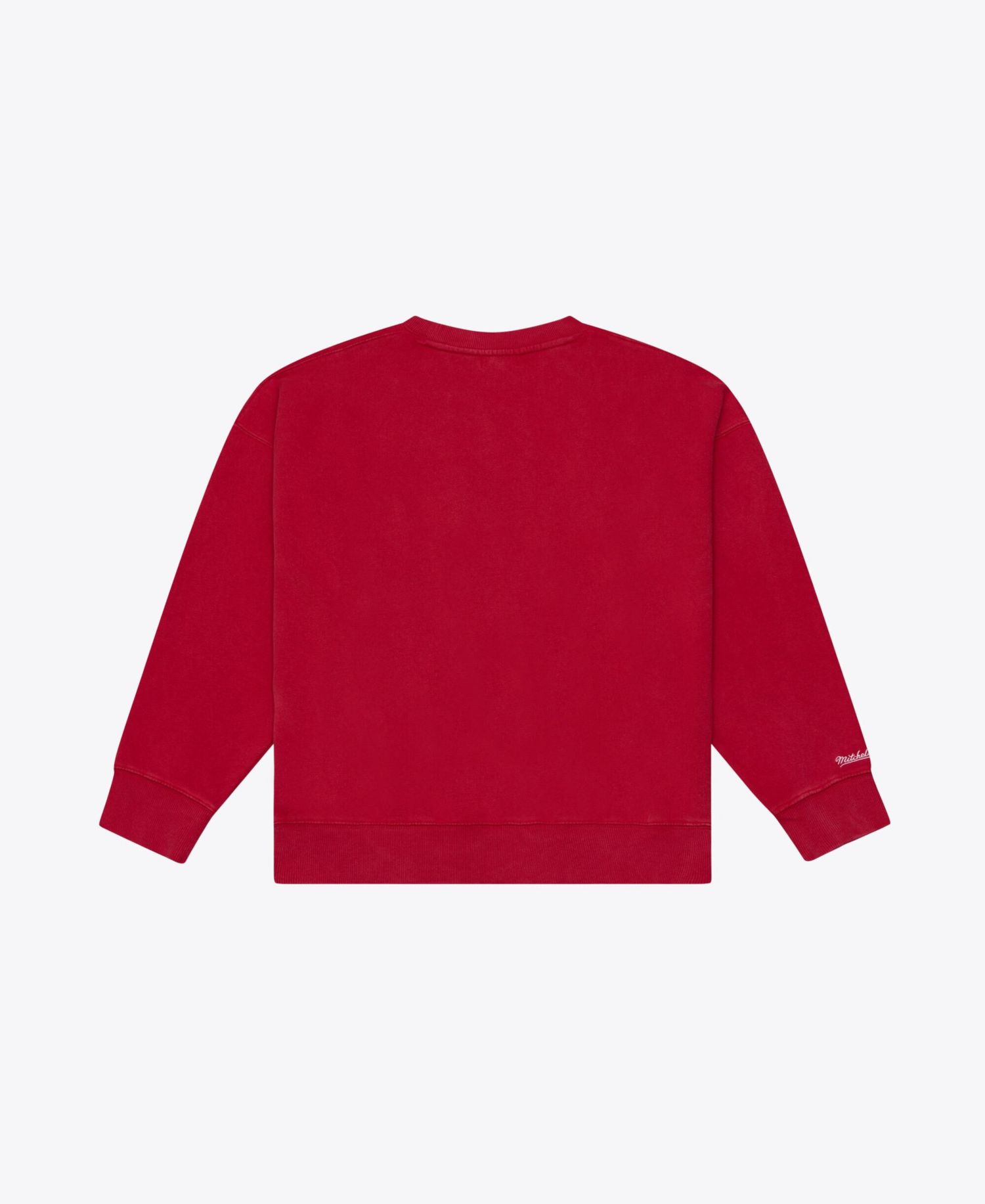 Men's Scarlet San Francisco 49ers Core Essentials Micro Logo Fleece Sweatshirt