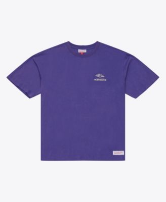 Men's Dark Purple Baltimore Ravens Core Essentials Micro Logo T-Shirt