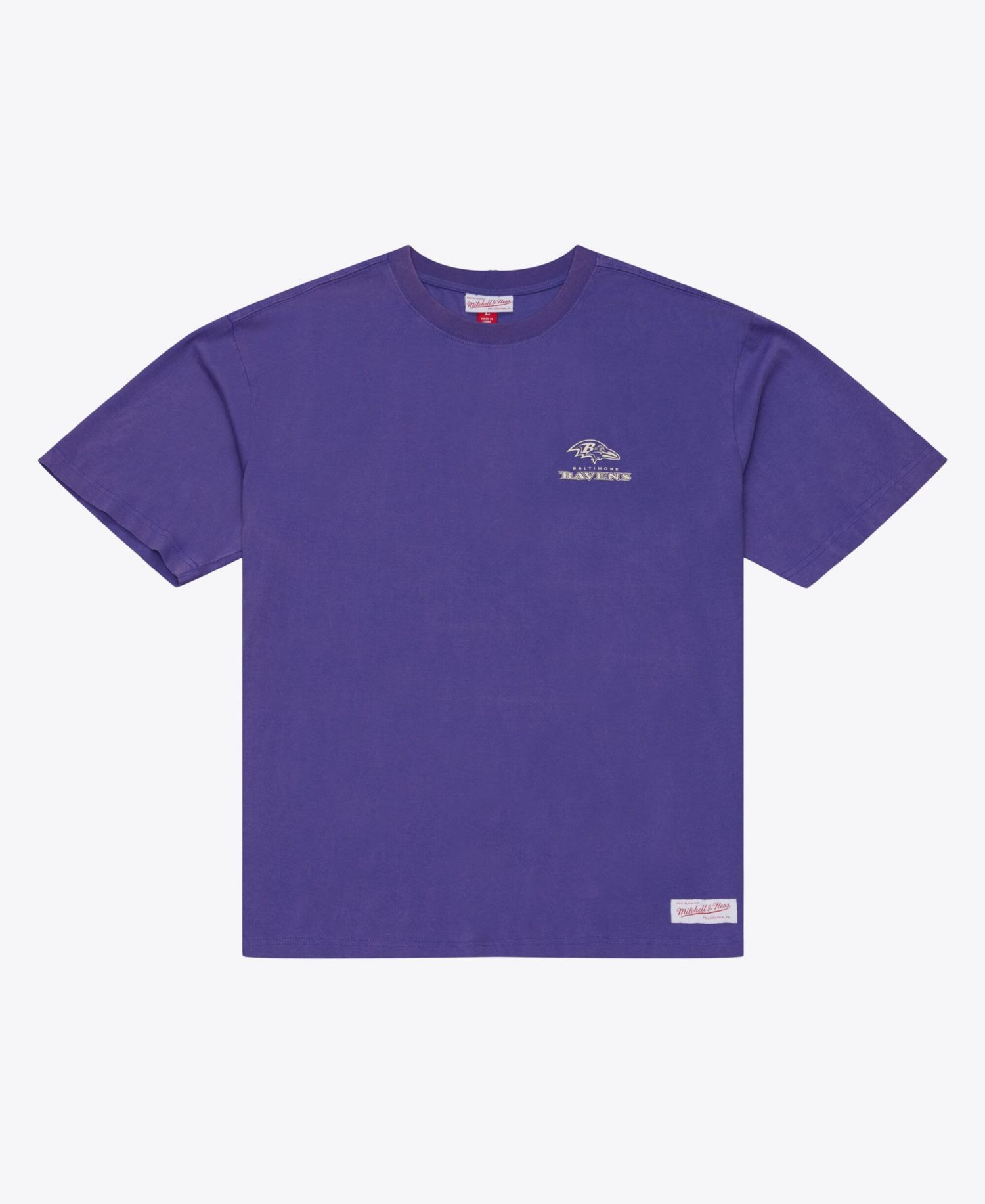 Men's Dark Purple Baltimore Ravens Core Essentials Micro Logo T-Shirt