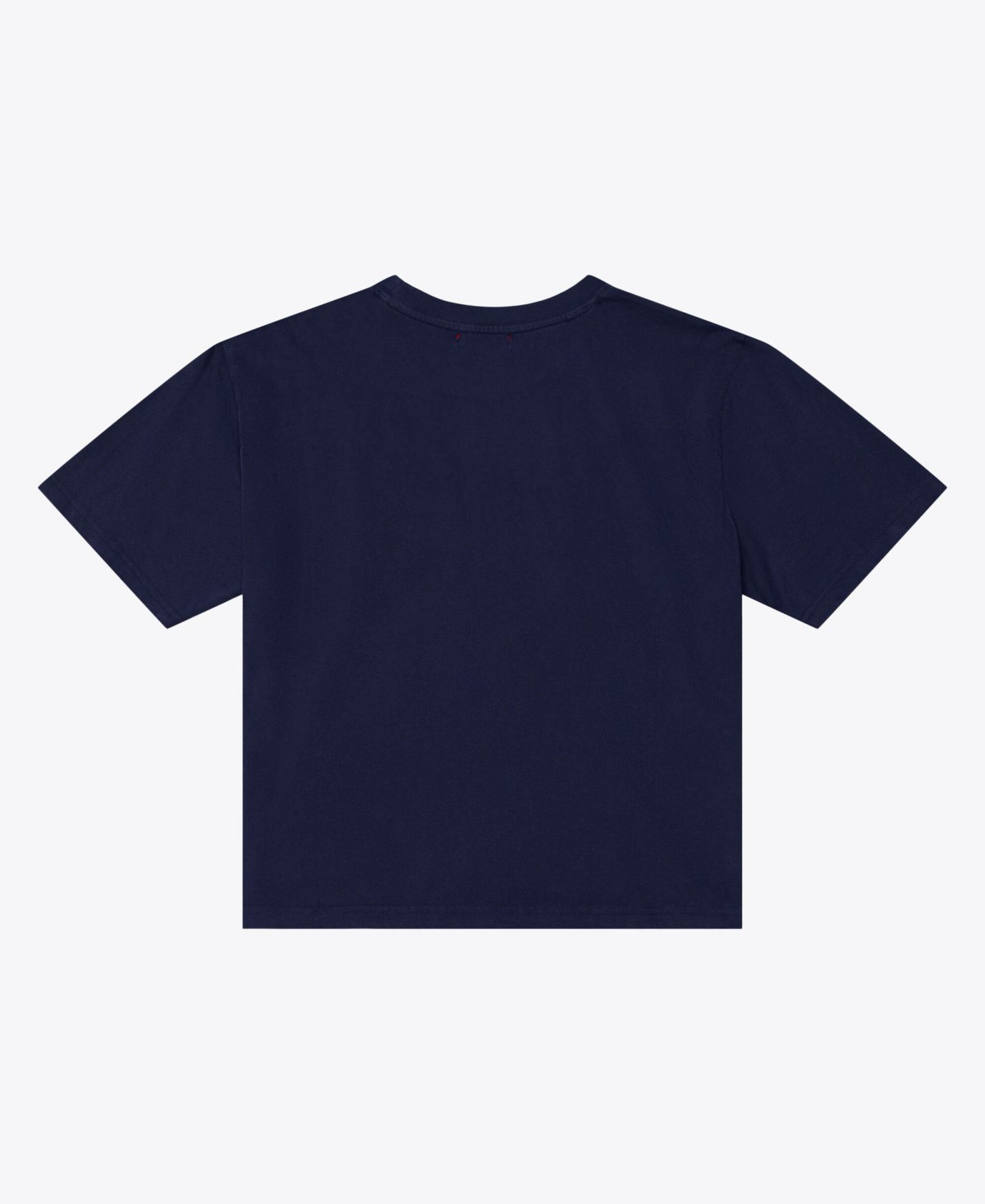 Women's Navy New York Yankees Core Essentials Boxy Crop T-Shirt
