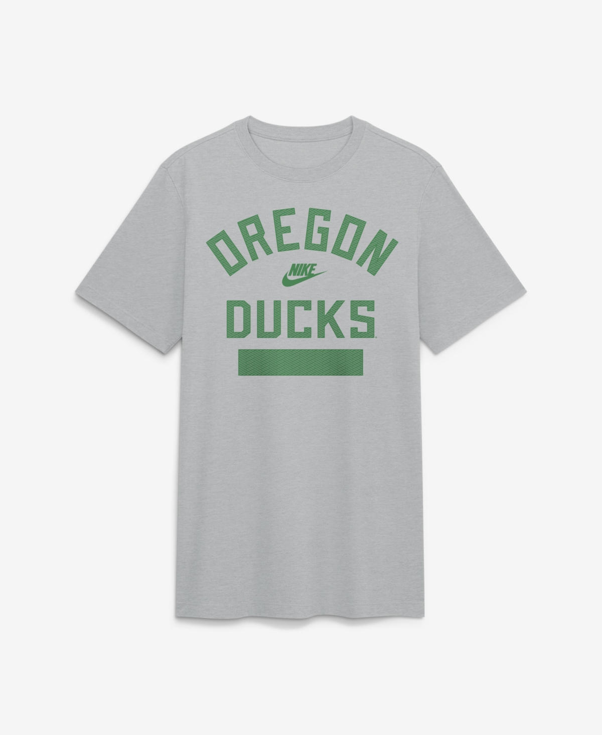 Nike Men's Heather Gray Oregon Ducks Arch Wordmark Legacy Tri-Blend T-Shirt