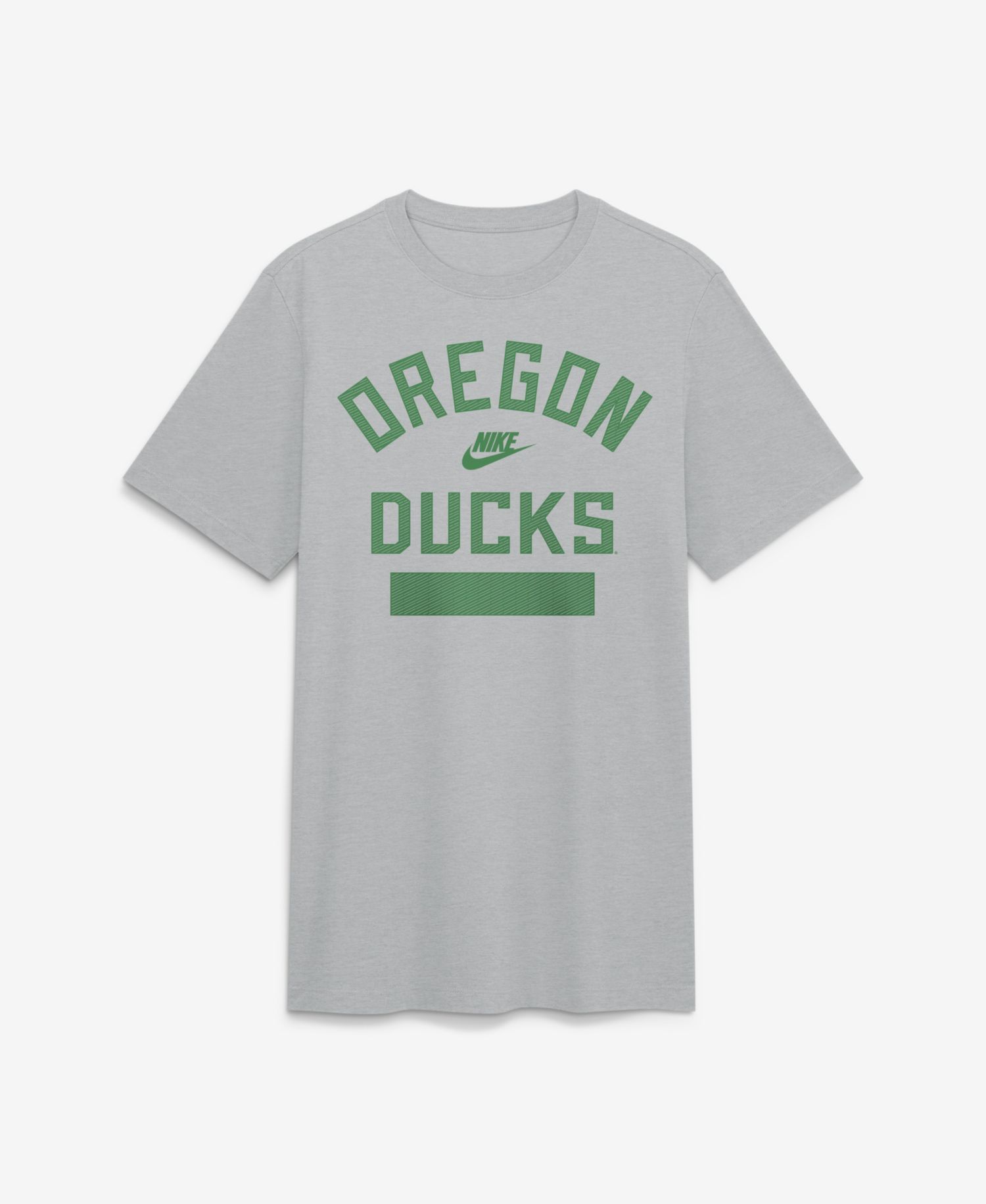 Men's Nike Heather Gray Oregon Ducks Arch Wordmark Legacy Tri-Blend T-Shirt
