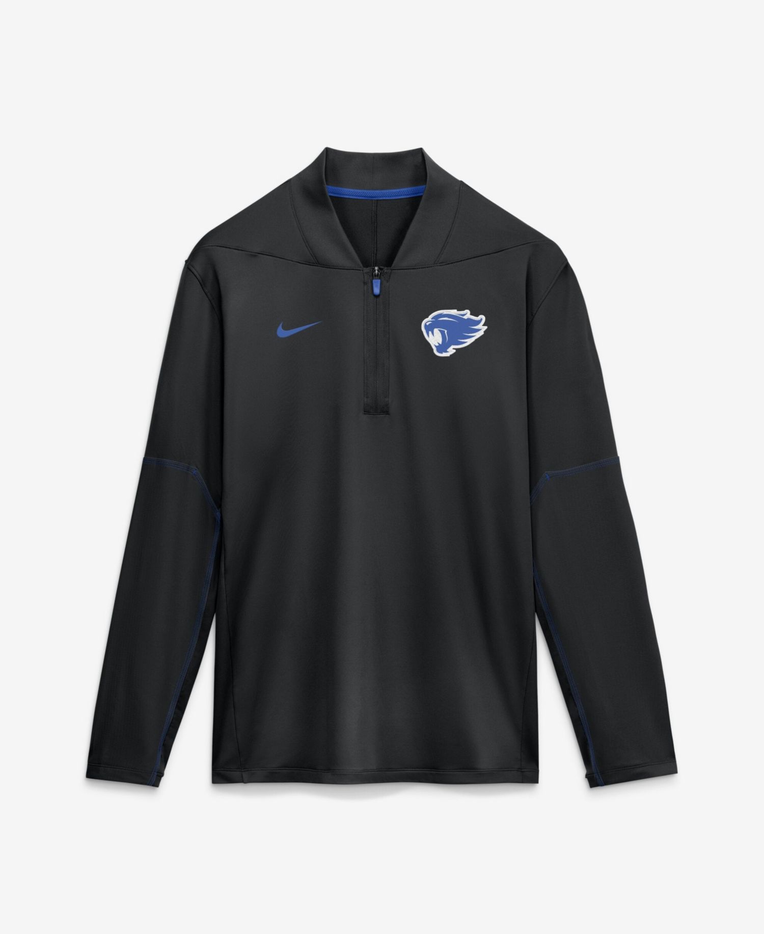 Men's Black Kentucky Wildcats 2026 Sideline Midweight Half-Zip Dri-FIT Pullover