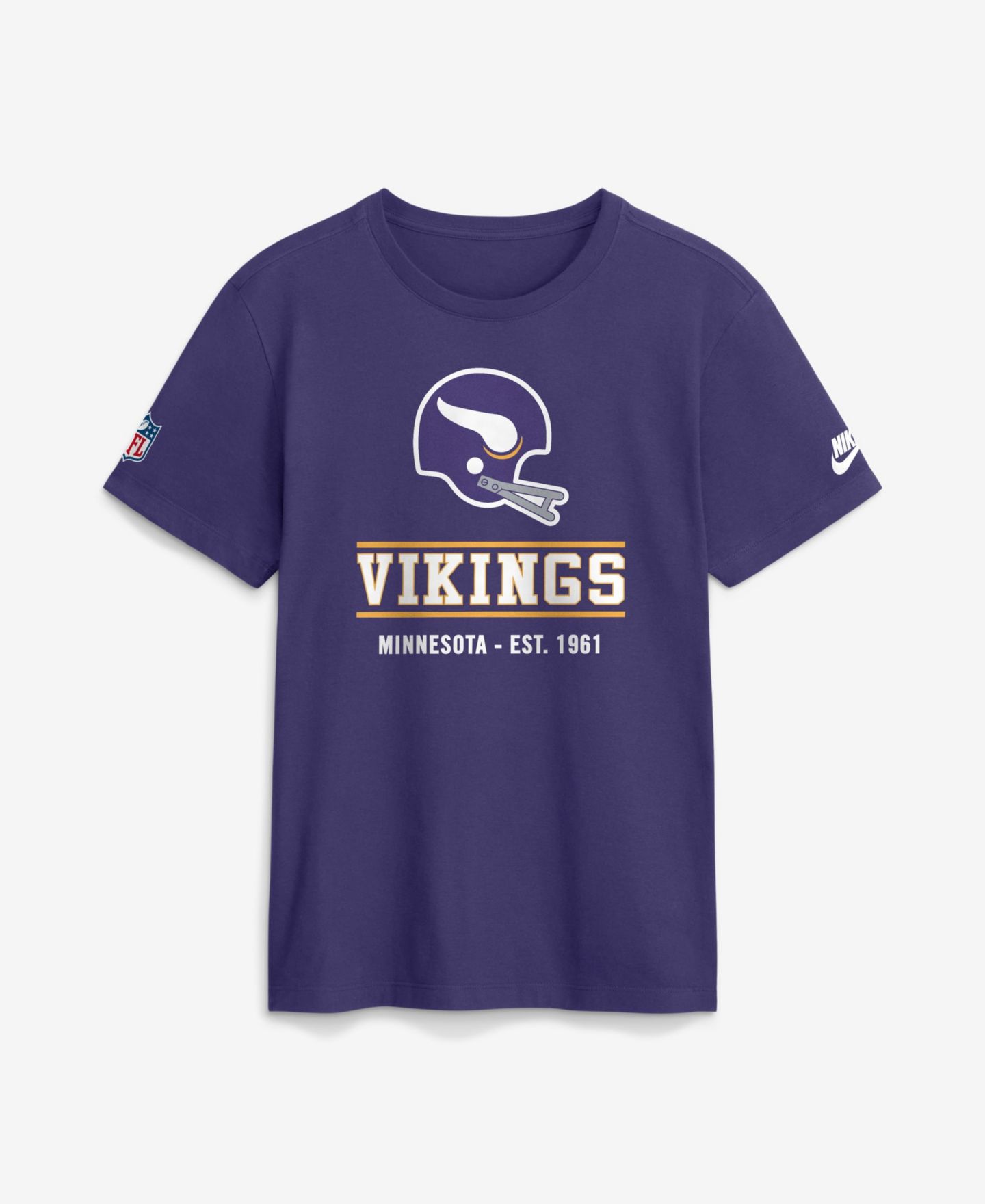 Мужская футболка Nike Purple Minnesota Vikings Sideline Alternate Final Sprint Dri-FIT — фото 1