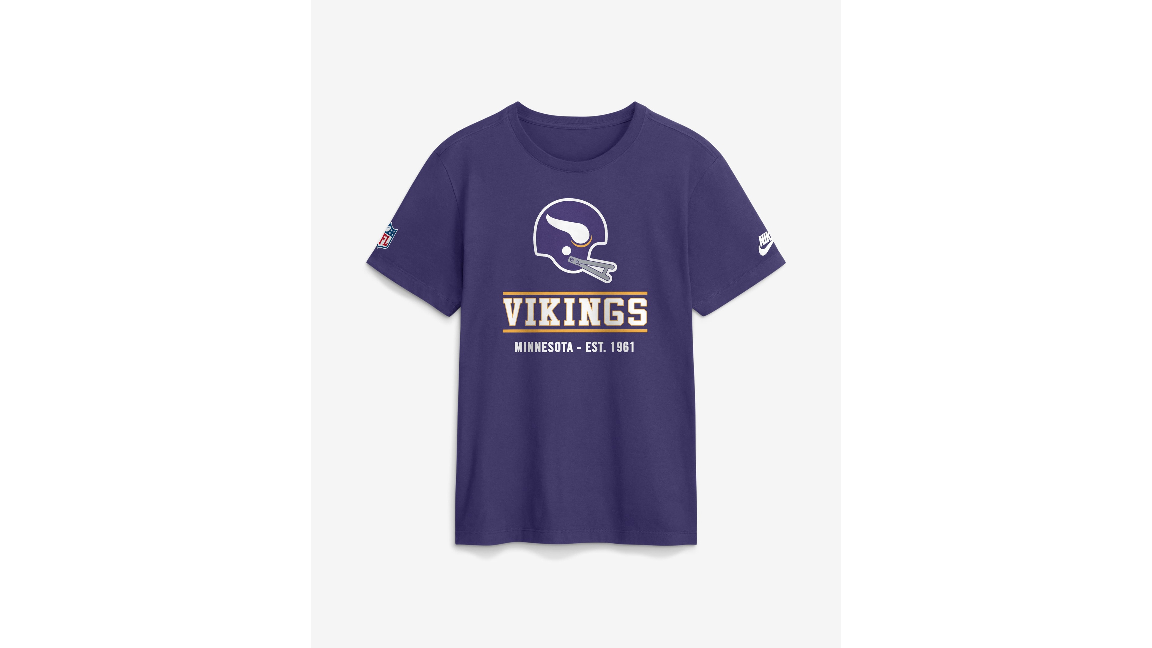 Nike Men's Purple Minnesota Vikings Sideline Alternate Final Sprint Dri-fit T-Shirt