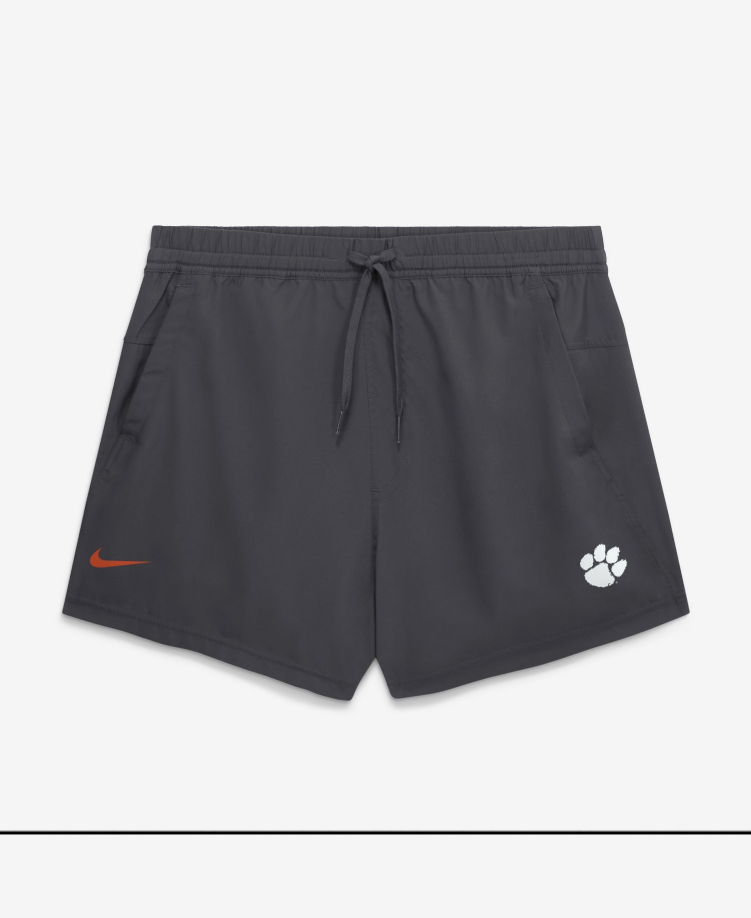 Men's Anthracite Clemson Tigers Primary Logo Form Dri-FIT Shorts