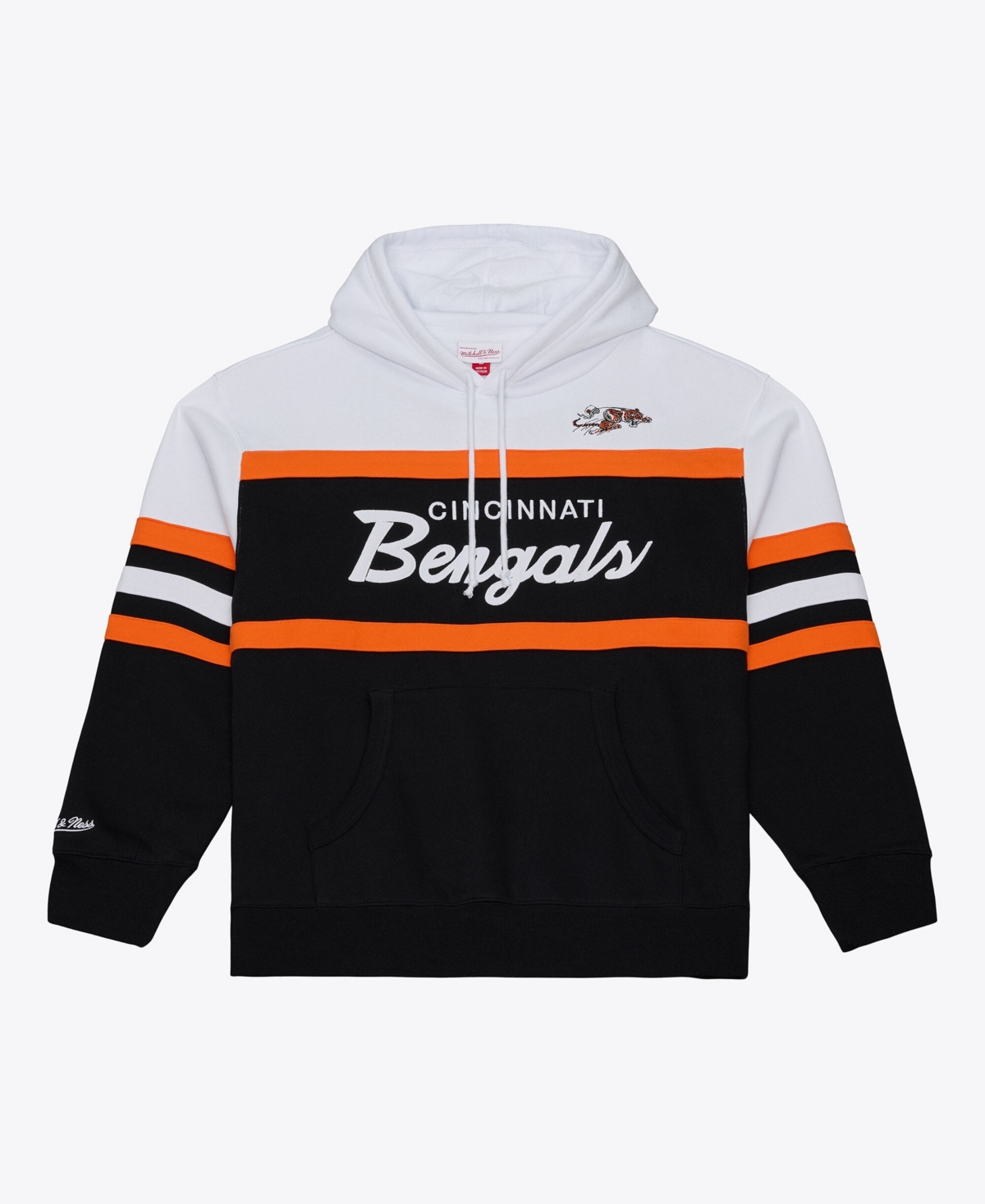 Mitchell & Ness Men's Black Cincinnati Bengals Head Coach Hoodie