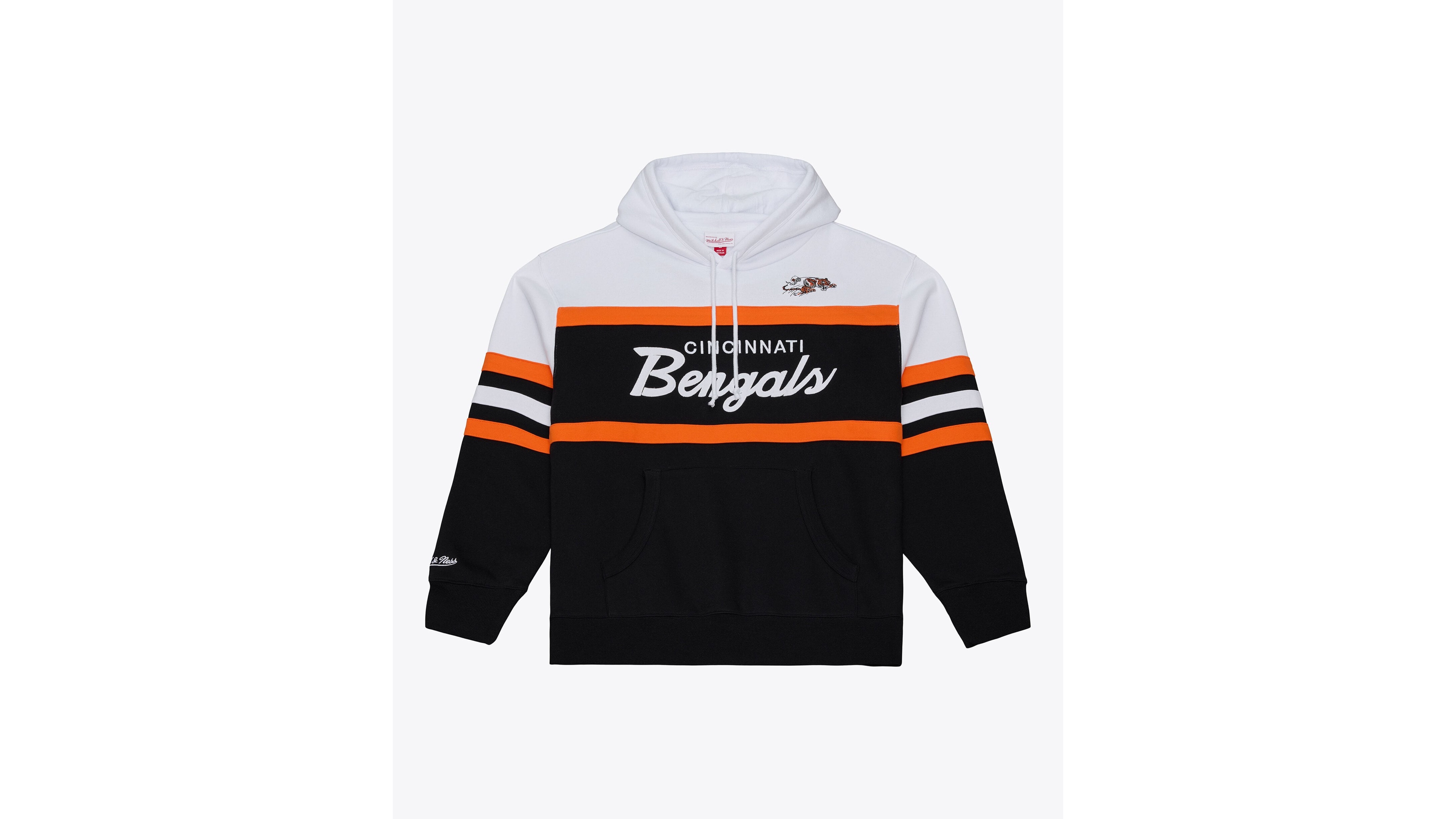 Mitchell & Ness Men's Black Cincinnati Bengals Head Coach Hoodie
