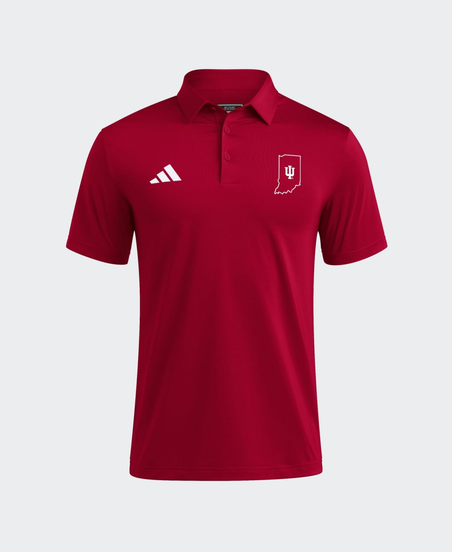 Men's Crimson Indiana Hoosiers Ultimate 365 Solid Polo