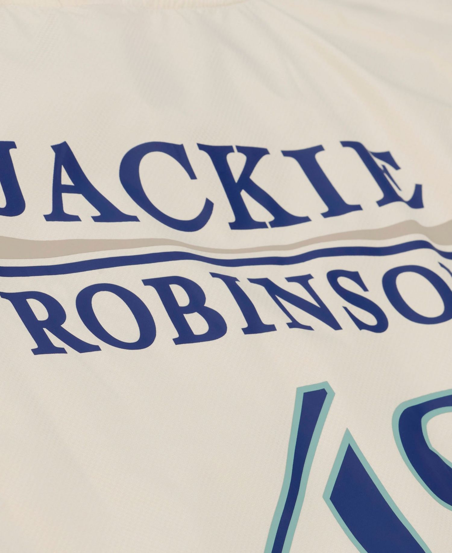 Men's Jackie Robinson Cream Los Angeles Dodgers Full-Snap Yacht Rock Name & Number Hooded Coach's Jacket