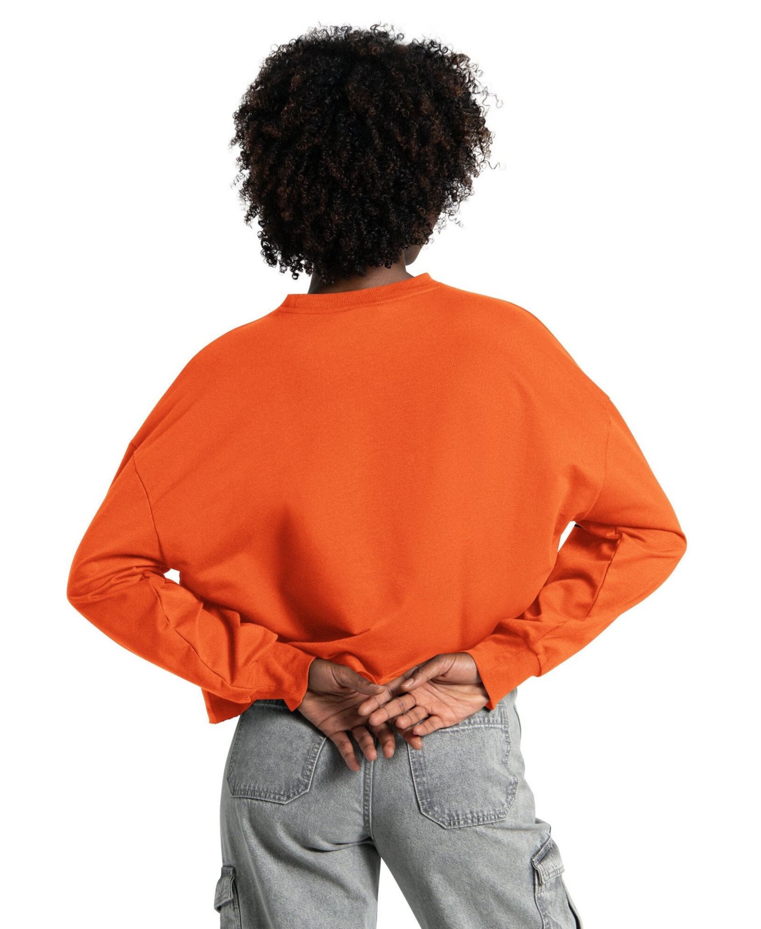 Women's Philadelphia Flyers Bleachers Cropped Oversized Sweatshirt