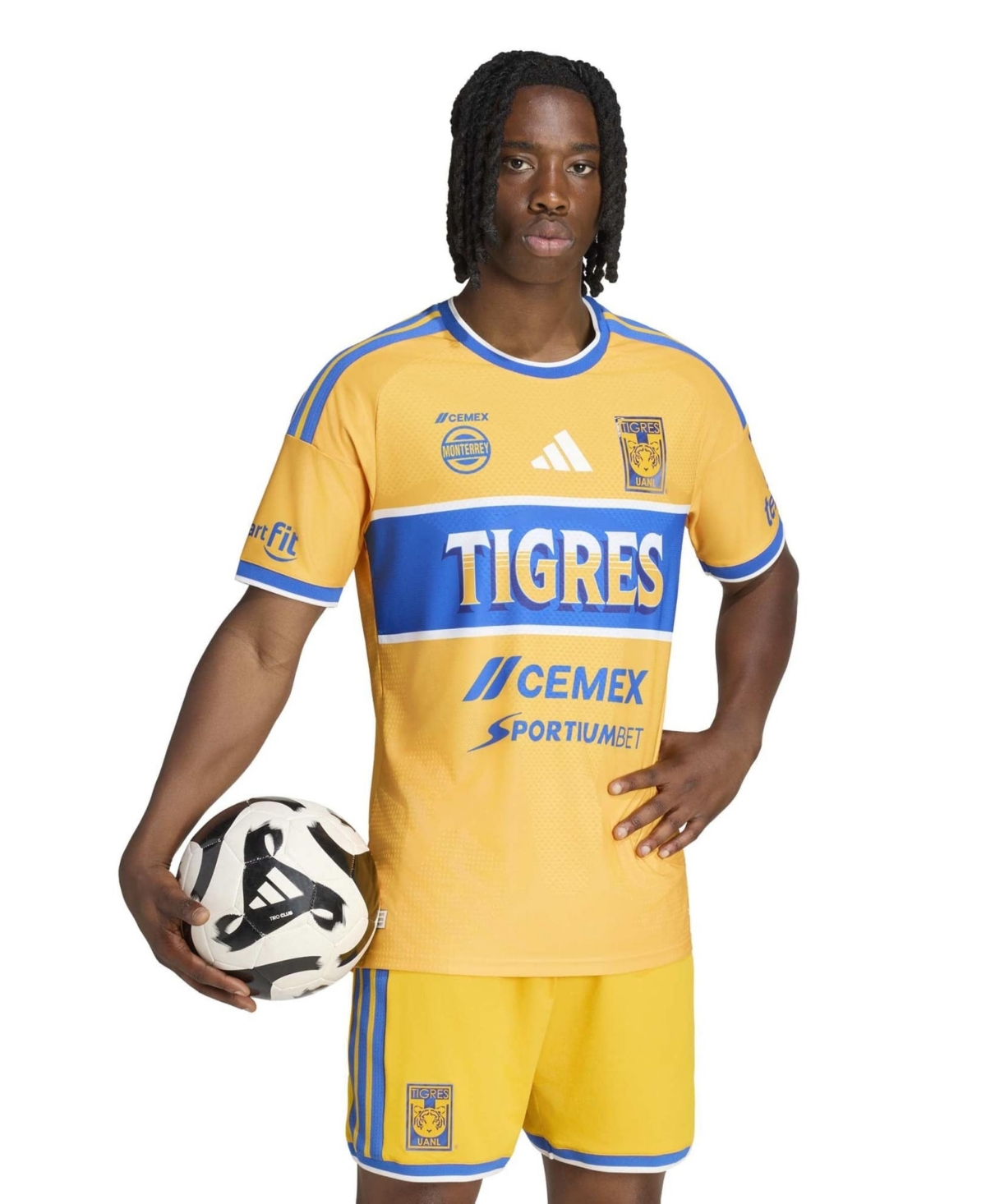 adidas Men's Gold Tigres Uanl 2026/27 Home On-Field Authentic Jersey