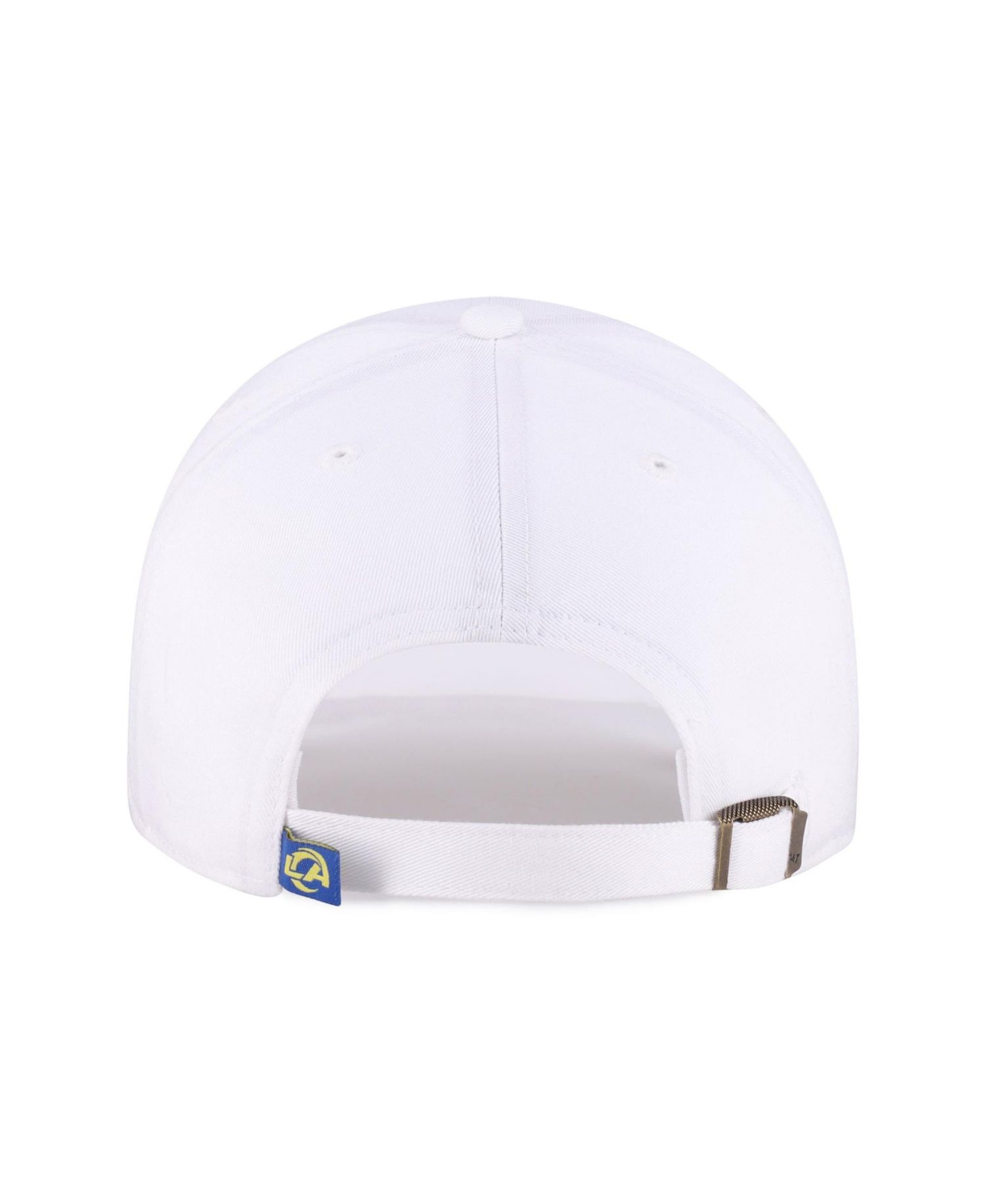 Men's '47 White Los Angeles Rams Clean Up Adjustable Hat
