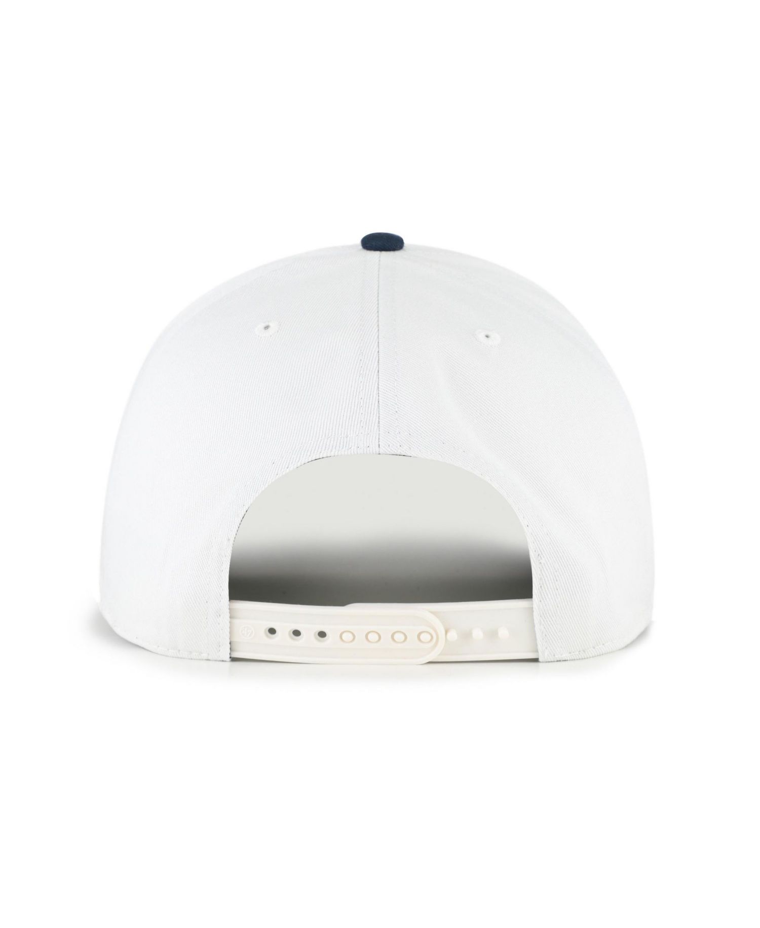 Men's '47 White/Navy Boston Red Sox Glizzy Collection Hitch Adjustable Hat