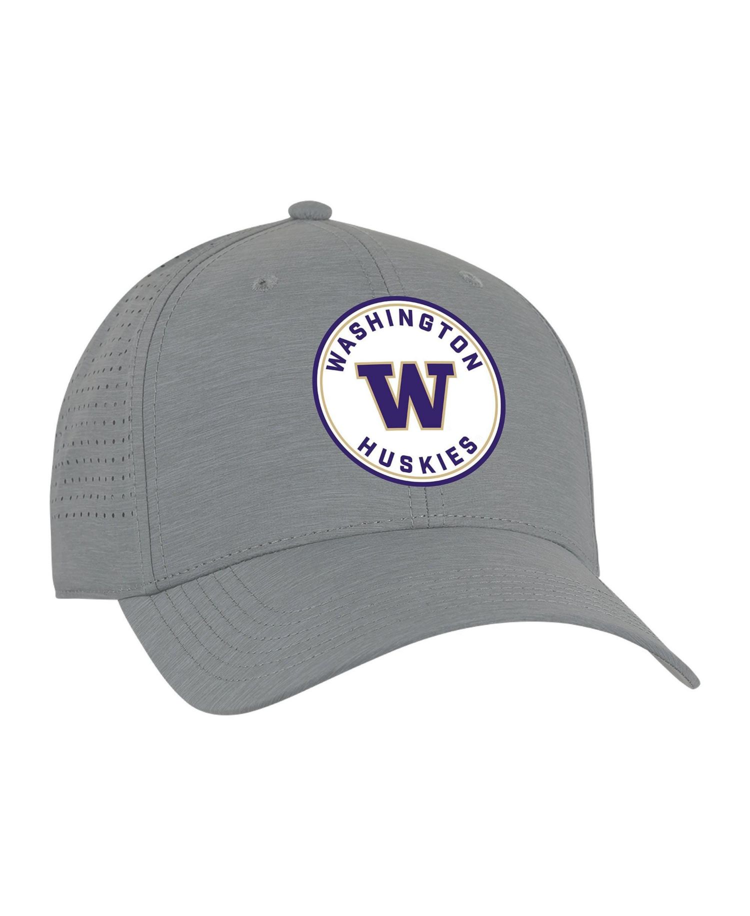 Men's and Women's Gray Washington Huskies Brezo Adjustable Hat