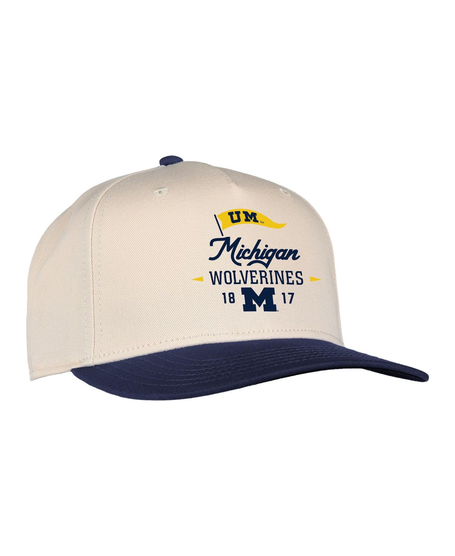 Men's and Women's Cream Michigan Wolverines The 1995 Adjustable Hat