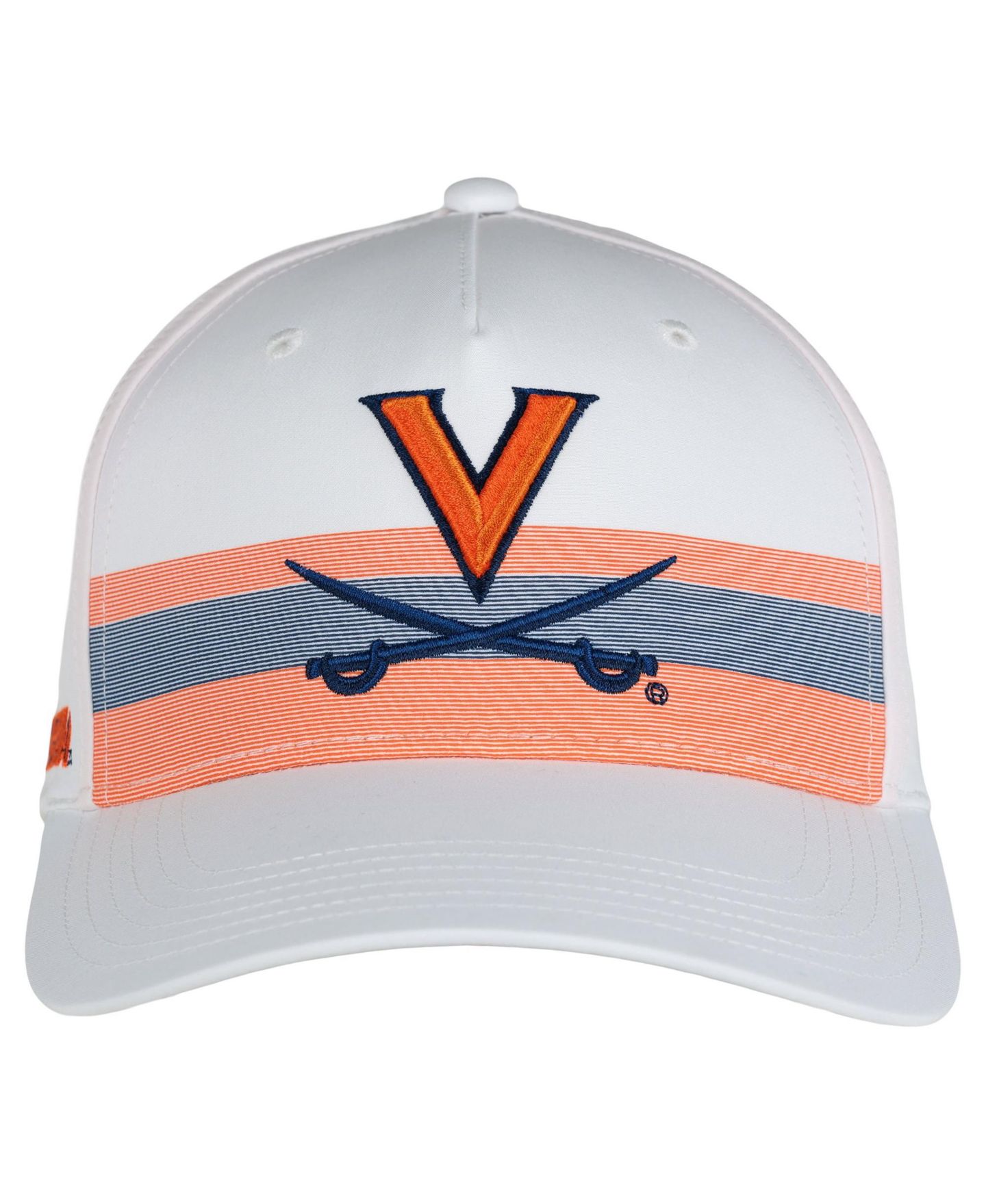 Кепка Ahead White Virginia Cavaliers The Sideline Adjustable Hat — фото 3