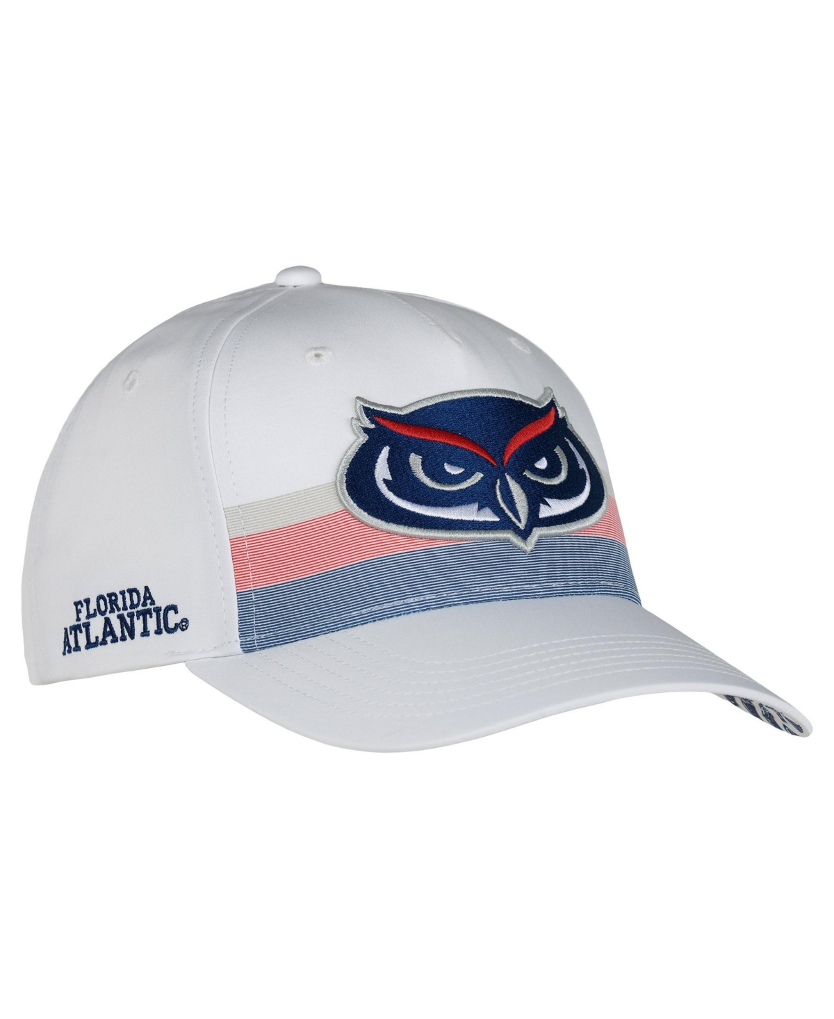 Ahead Men's And Women's White Florida Atlantic Owls The Sideline Adjustable Hat