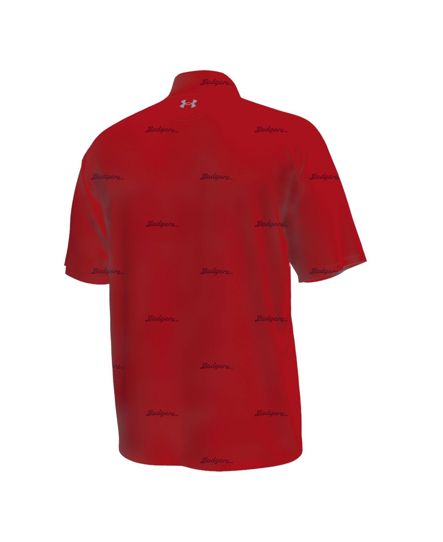 Men's Red Wisconsin Badgers Gameday Armourfuse Button-Up Shirt