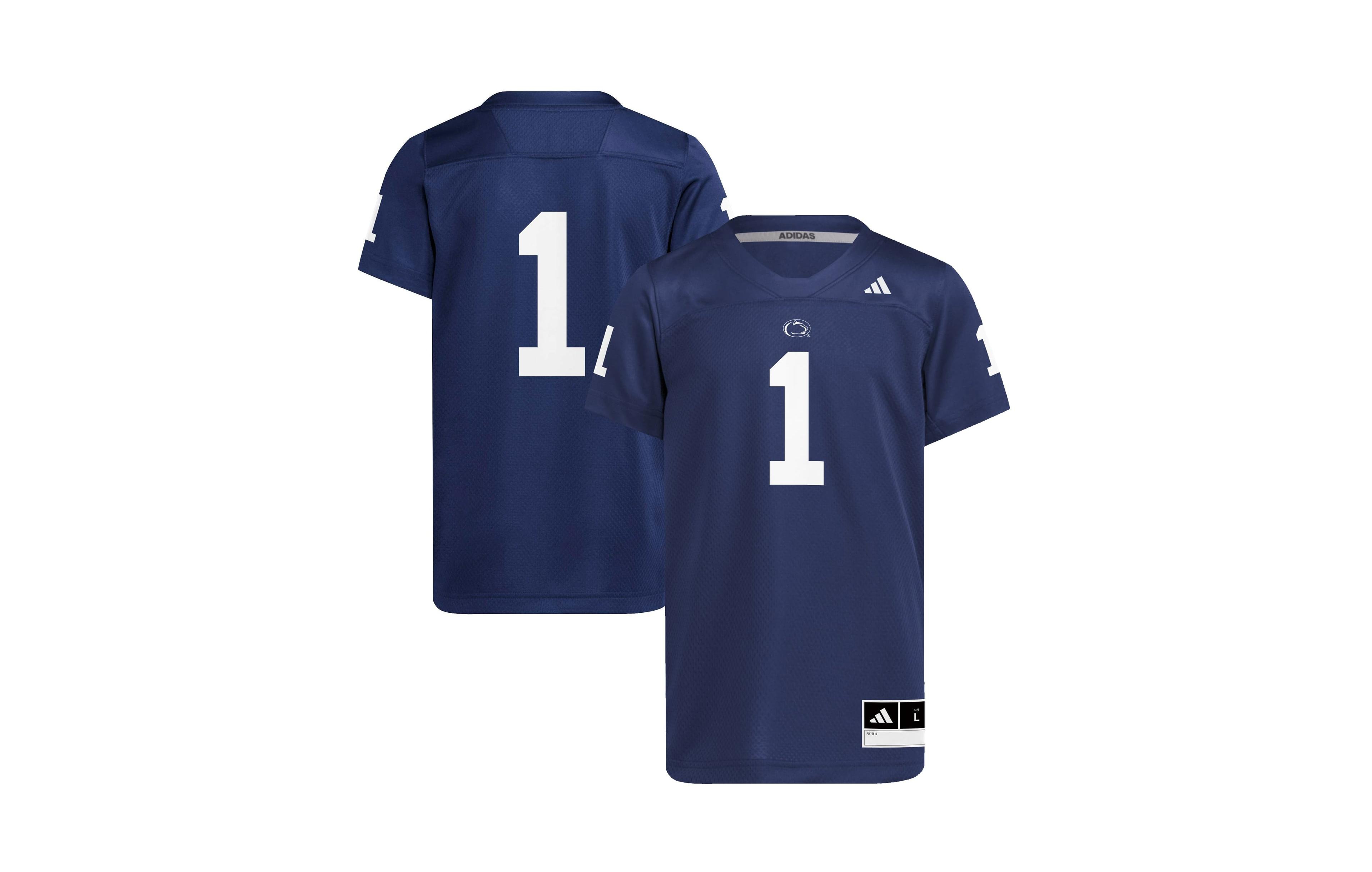 adidas Big Boys and Girls Navy Penn State Nittany Lions Replica Jersey