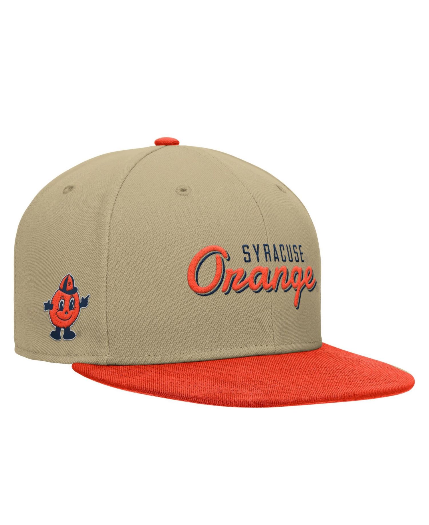 Men's Beige/Orange Syracuse Orange Pro Dri-FIT Snapback Hat