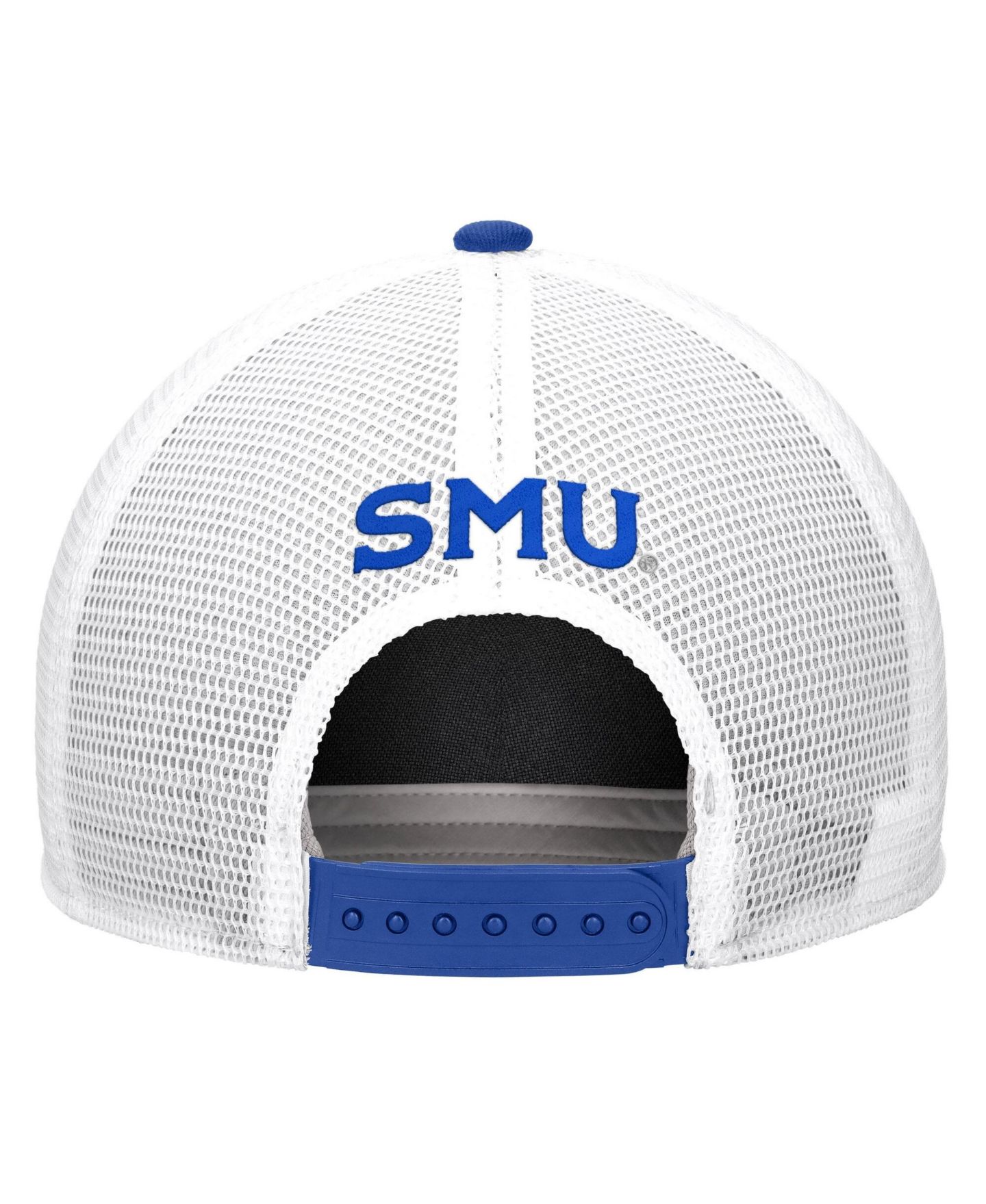 Мужская кепка Nike Royal SMU Mustangs 2026 On-Field Rope Adjustable Trucker Hat — фото 2