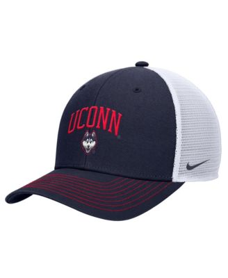 Men's Navy UConn Huskies Rise Adjustable Trucker Hat