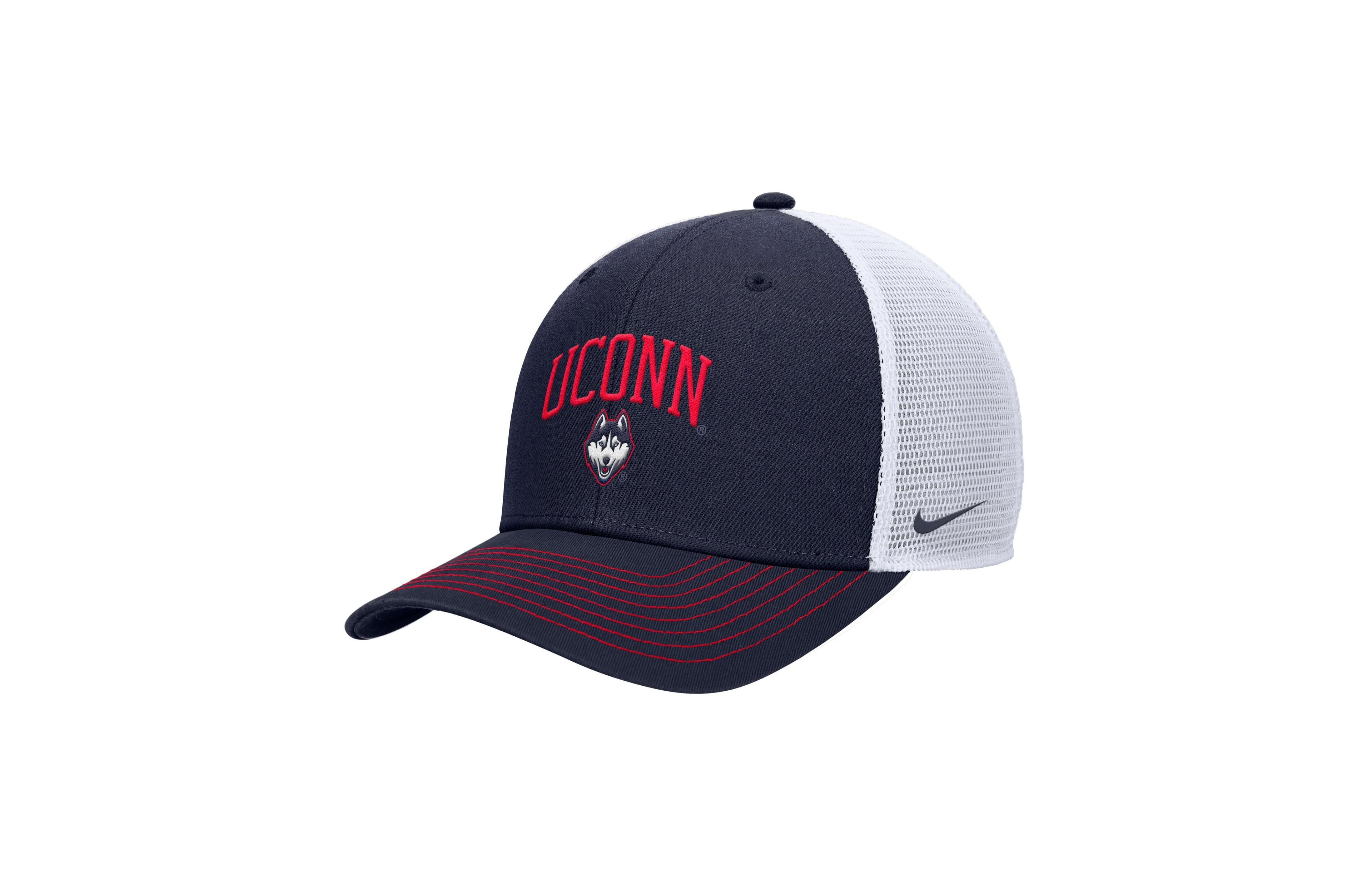 Nike Men's Navy UConn Huskies Rise Adjustable Trucker Hat