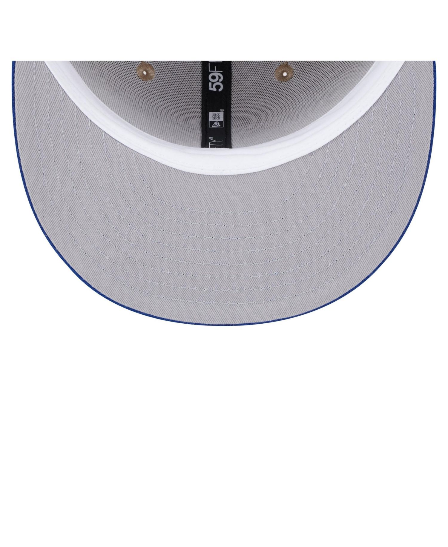 Men's Khaki Kansas Jayhawks Two-Tone 59FIFTY Fitted Hat