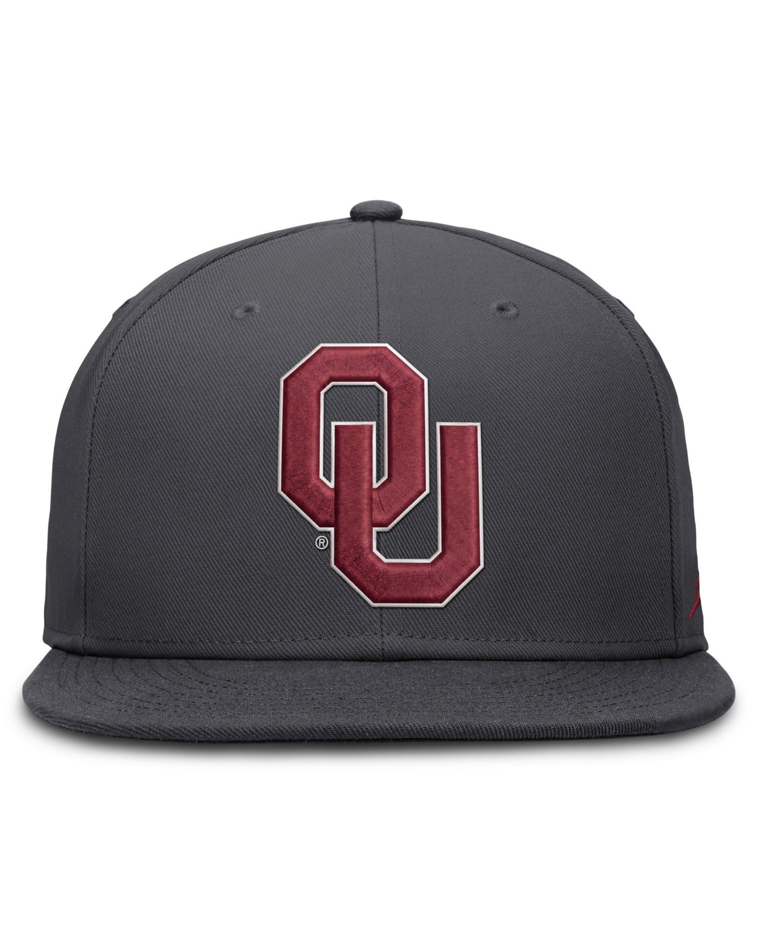 Men's Anthracite Oklahoma Sooners Pro Dri-FIT Fitted Hat