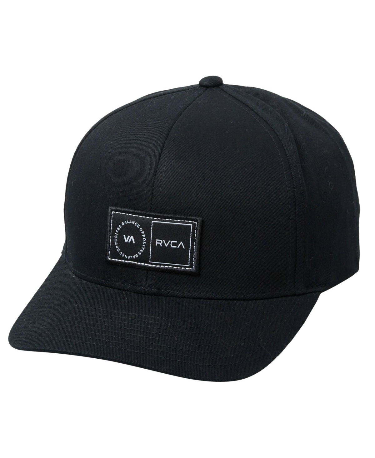 Rvca Men's Black Platform Adjustable Hat
