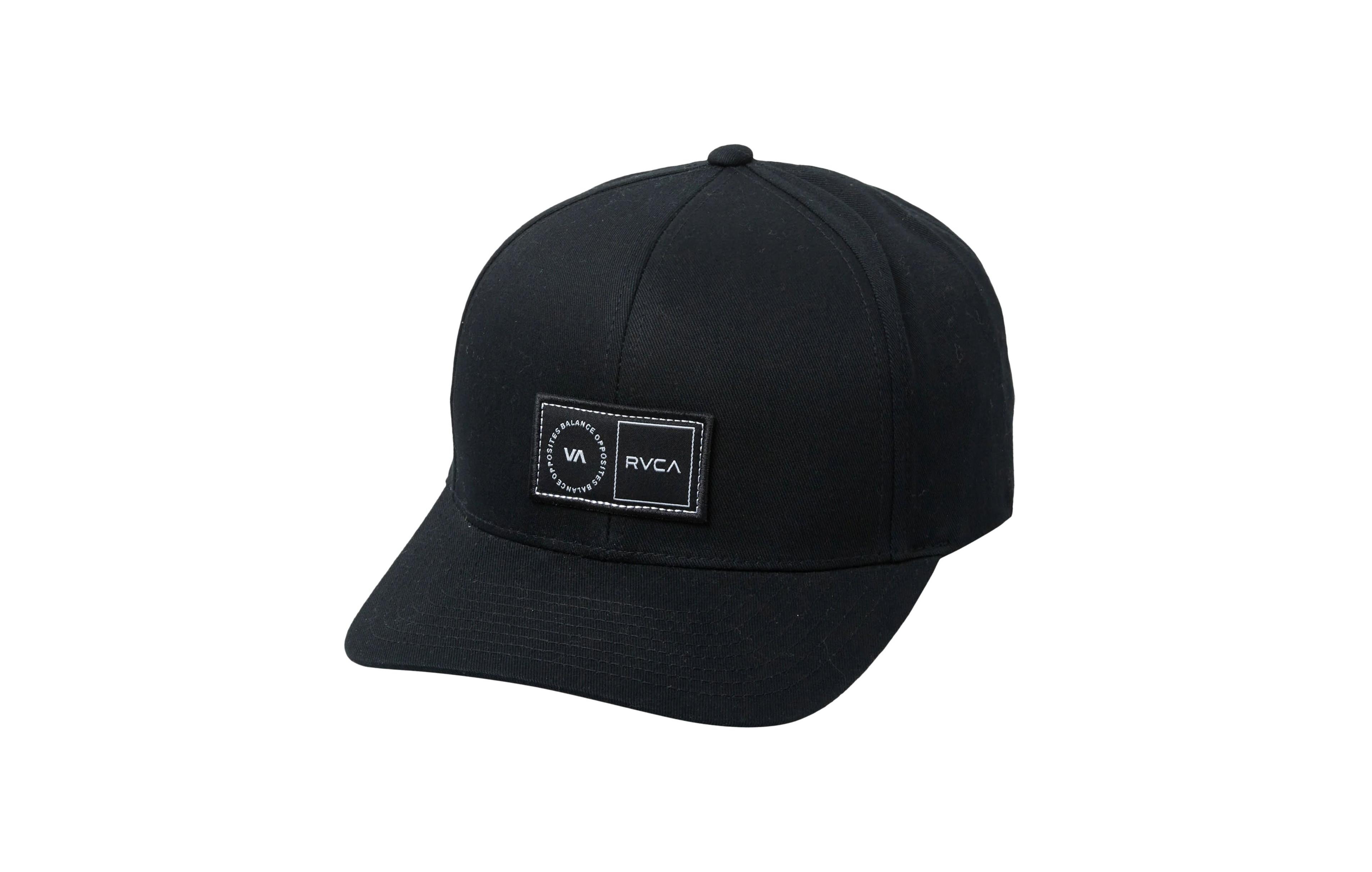 Rvca Men's Black Platform Adjustable Hat