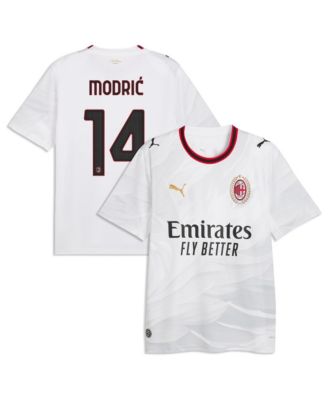 Men's Luka Modric White AC Milan 2026/27 Away Replica Jersey