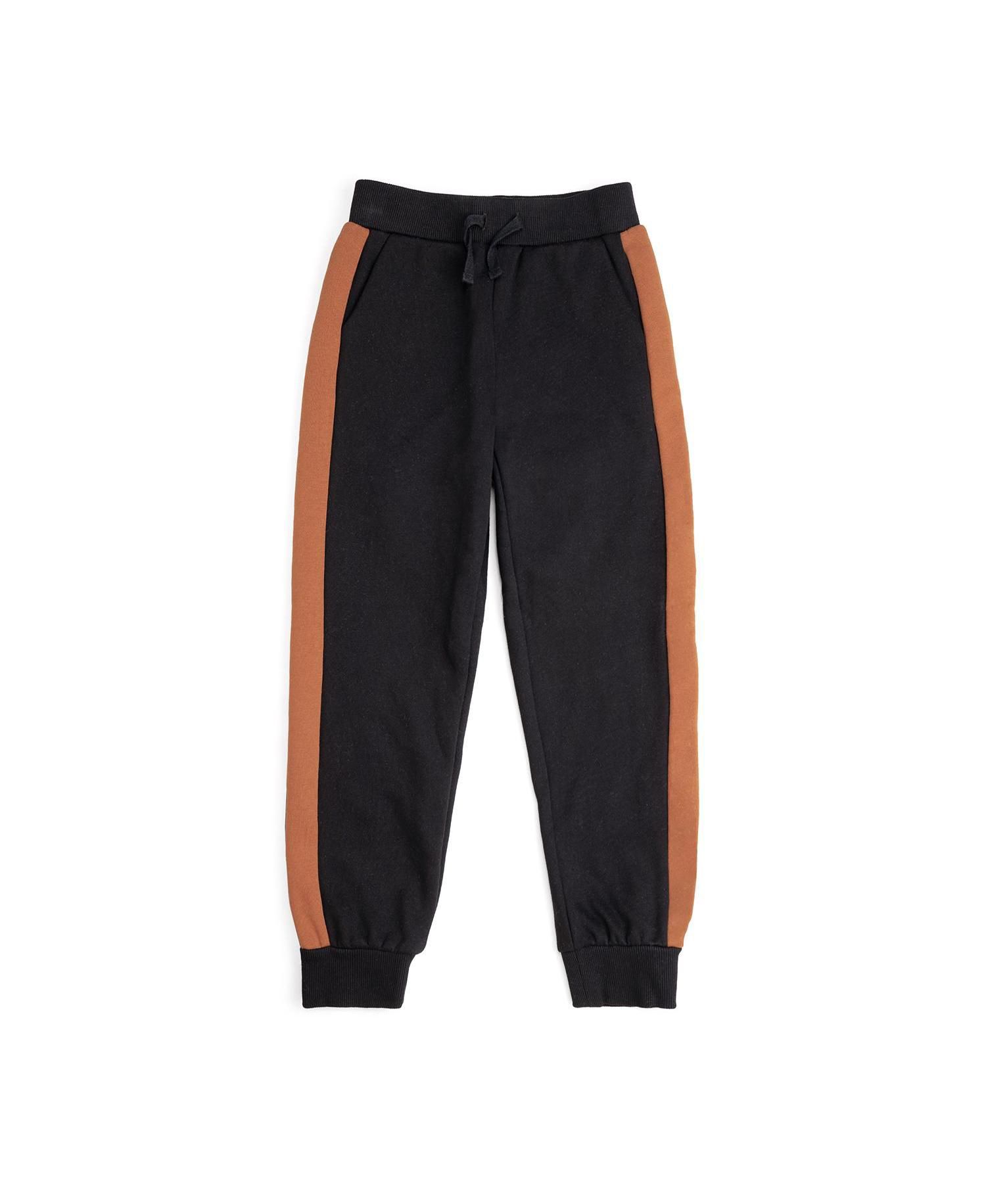 Boys' 4-20 Striped Pull-On Brushed Fleece-Lined Joggers
