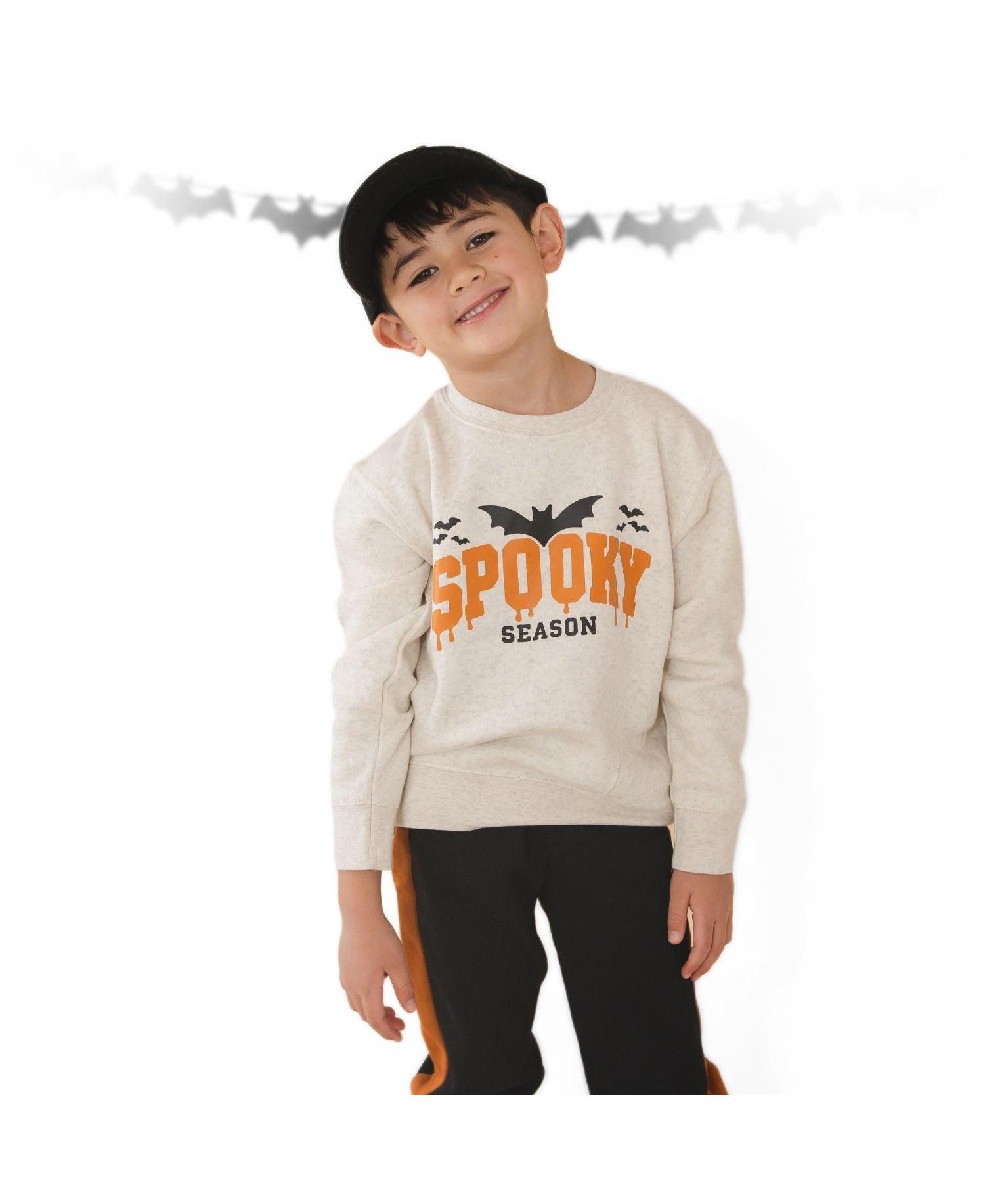 Boys' 4-20 Spooky Season Halloween Crewneck Sweatshirt