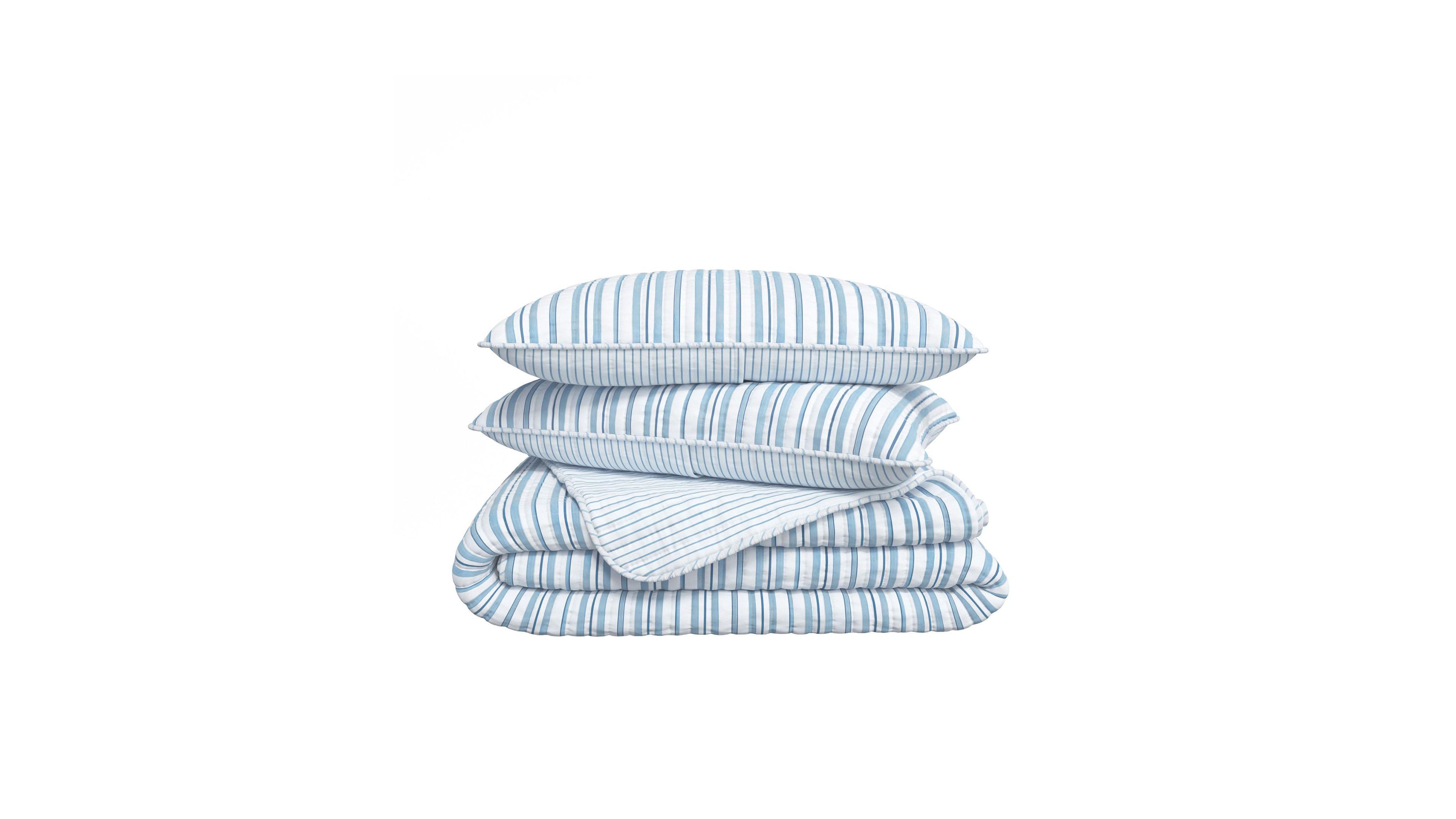 Linery Co Striped Quilt Set With Shams