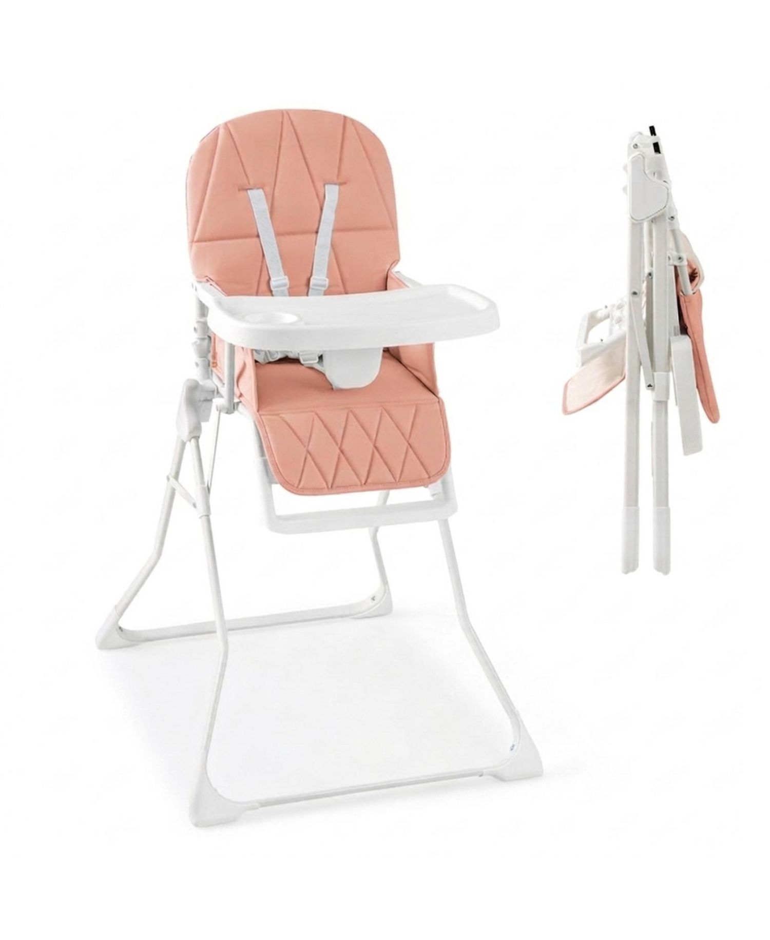Foldable 5-Point Harness High Chair