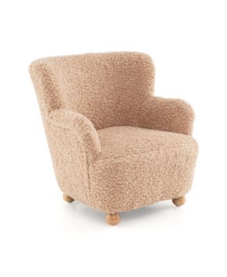 Sherpa Kids Armchair with Solid Rubber Wood Legs