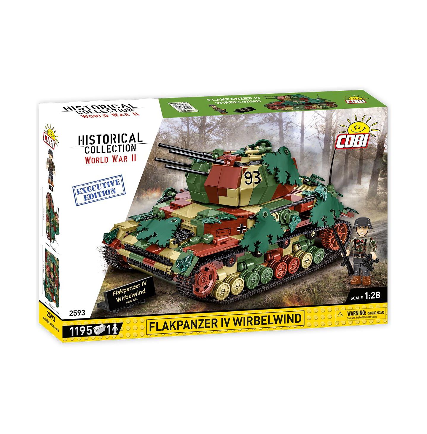 Конструктор Cobi Wwii Flakpanzer IV Wirbelwind Executive Edition, 1195 деталей, от 11 лет — фото 1
