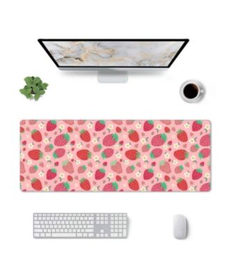 Extended Large Gaming Mouse Pad Non Slip Rubber Base Stitched Edge Desk Mat